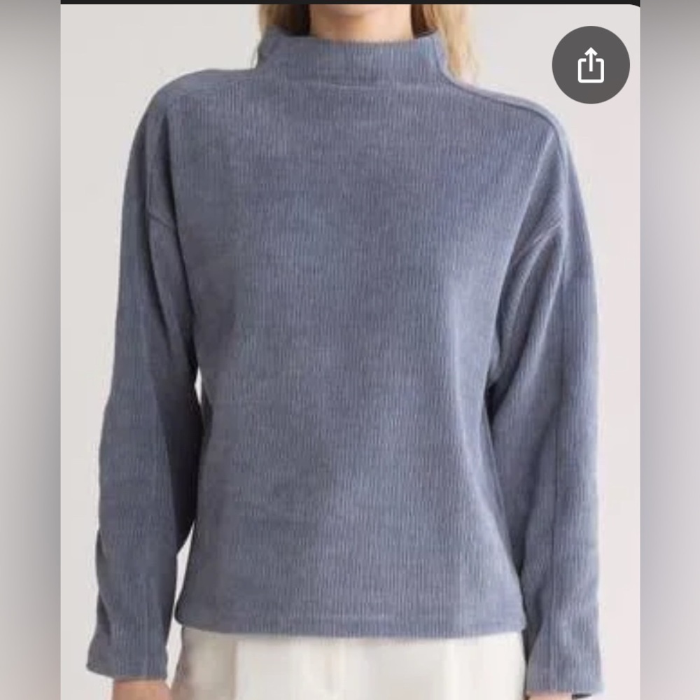 Madewell Gray Cowl Neck Sweater